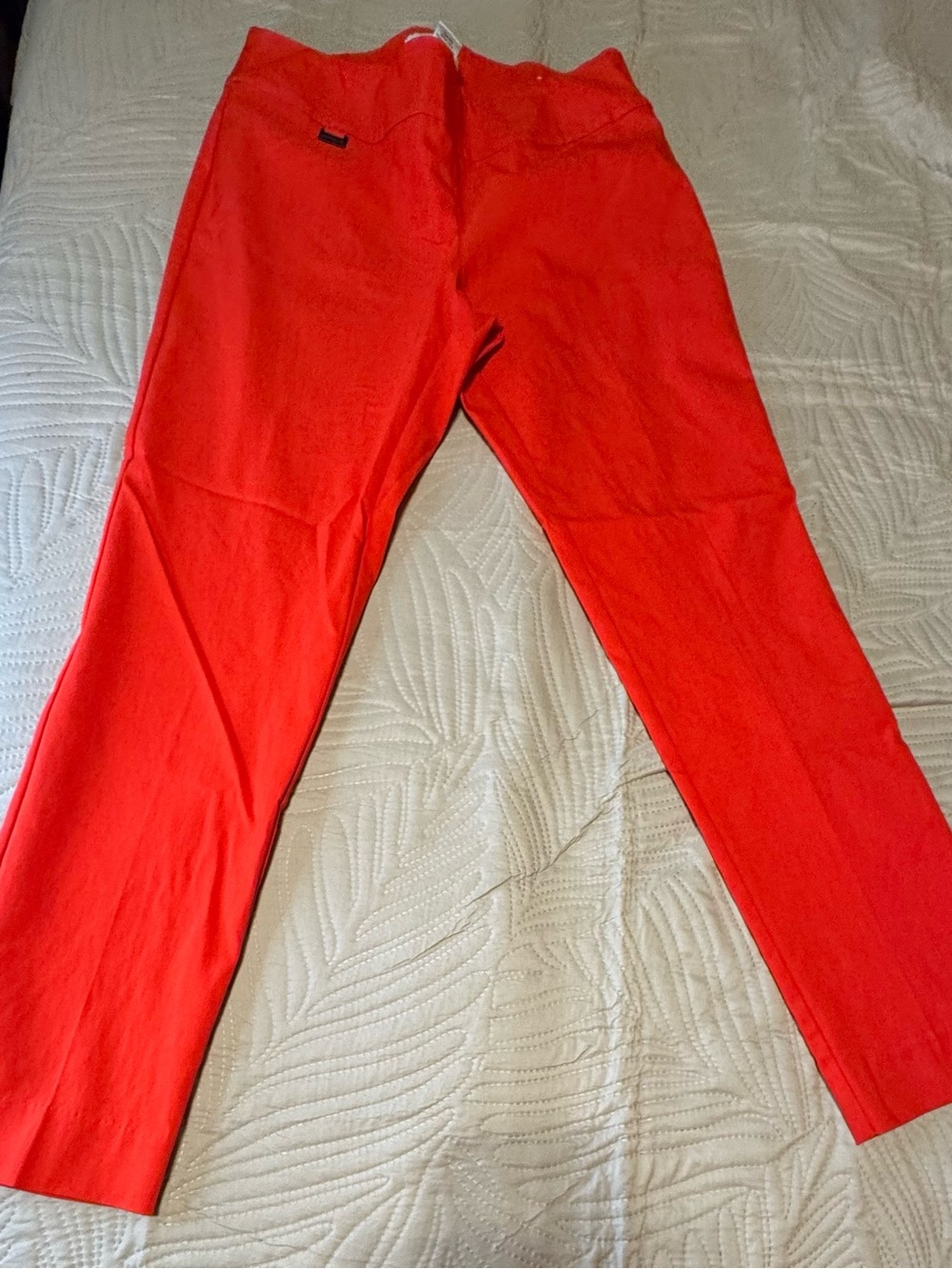 Peck&Peck Women’s Red Stretch Casual Pants Sz 12